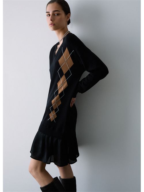 Abito corto in maglia LIU JO | WF6232MA16R/L9207
